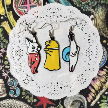 히구치 유코 circus전 귀걸이 3종 세트 보리스 잡화점