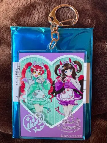 프리파라 하트 데비데비 파티 아크릴 키링 미캉 아로마