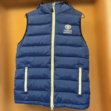 FRANKLIN MARSHALL 후드 부착 다운 베스트