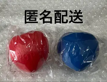 B'z FYOP 회장 한정판 가챠 릴렉세이션 하트 빨간색 파랑 세트 4