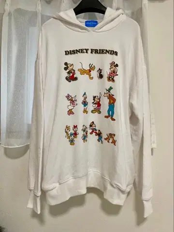 도쿄 디즈니 리조트 디즈니 프렌즈 후드티 L