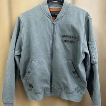 AVIREX 아비렉스 지퍼 맨투맨 MA-1 밀리터리