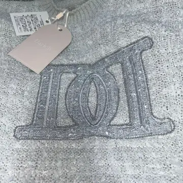 Darich DD 로고 트위드 니트 풀오버