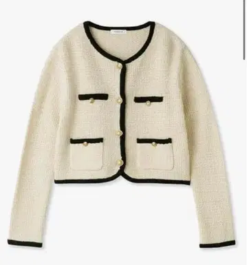 FRAYI.D 믹스 트위드 니트 가디건