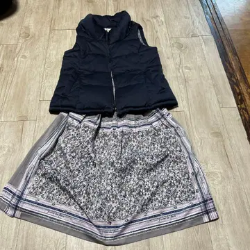 Hallmark 여성용 셋업 S 네이비/꽃무늬