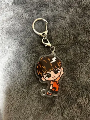 오렌지 캐릭터 키링 무카이 코지