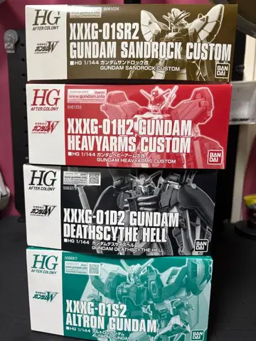 프리미엄 반다이 한정판 HGAC 건담 W 후기 4기체 세트