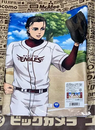 진격의 거인 라쿠텐 이글스 페이스 타월 엘렌 미카사