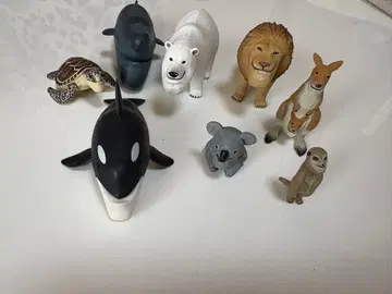 동물 피규어 세트 8체