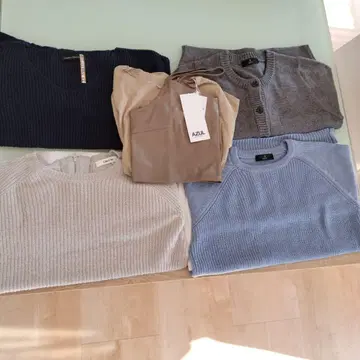 AZUL INED DouDou 긴팔 니트 5종 세트