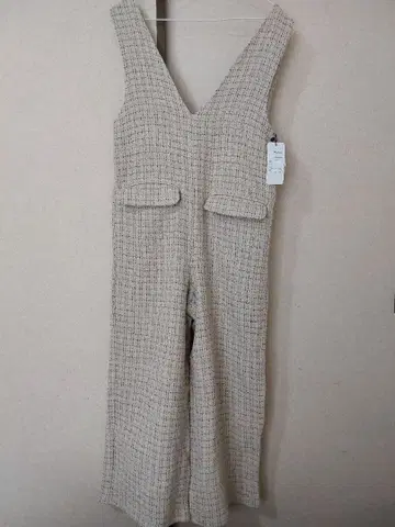 미사용 150cm 전후의 작은 키를 위한 트위드 살로펫 베이지