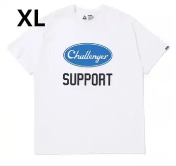 Challenger SUPPORT 티셔츠 화이트 XL size