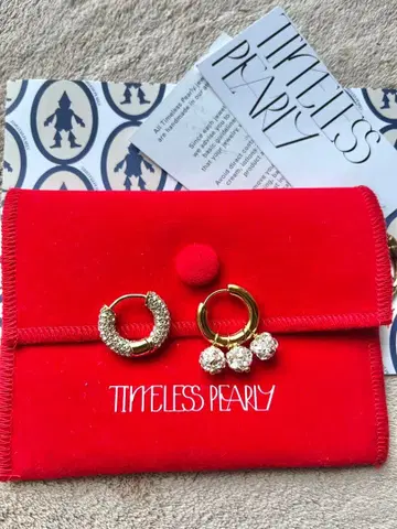 TIMELESS PEARLY 타임리스 파아리 귀걸이 세트