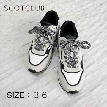 [ 미사용 새상품 ] 스콧 클럽 웨지솔 스니커즈 현행 모델 통굽