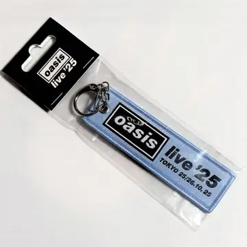Oasis Live '25 플라이트 택 키링 일본 한정판 오아시스