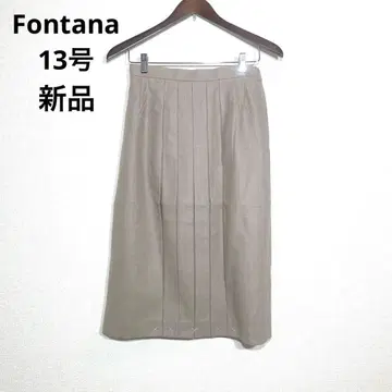 [ 미사용 새상품 ] Fontana 플리츠 스커트 울 13호