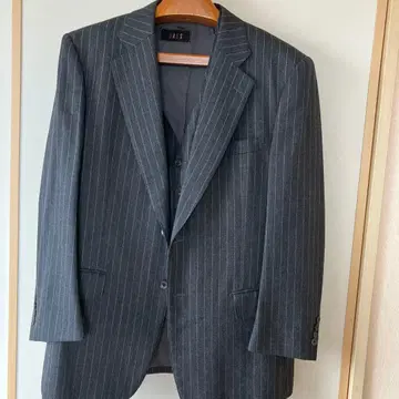 DAKS 스트라이프 자켓 그레이