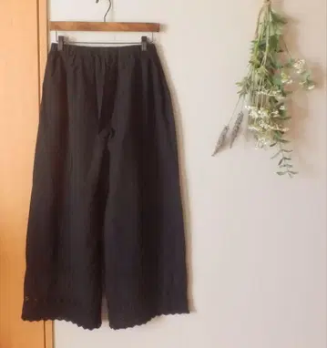 사만사 모스모스 흡습 발열 레이스 속바지 블랙