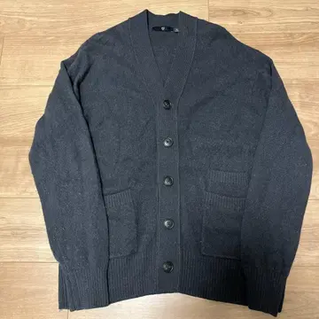 +J 프리미엄 라무 V넥 가디건 GRAY XL