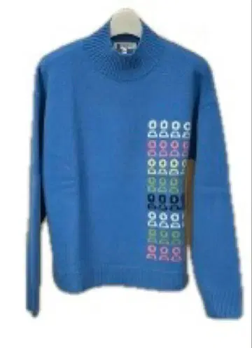 피코네 스튜디오 하이넥 풀오버 라이트 블루 40