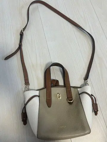 훌라 NET 넷 미니 2way 핸드백 바이컬러