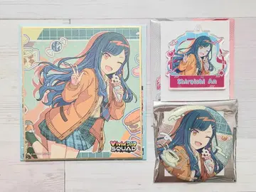 프로세카 시로이시 안즈 미니 색지 글리터 캔뱃지 아크릴 키링