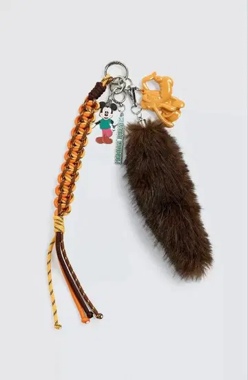 [ 택 포함 ] ZARA 디즈니 콜라보 멀티 참 키링 플루토