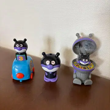 호빵맨 세균맨 가챠가챠 3체 세트