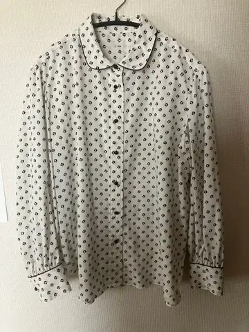 새상품급 이에나 IENA 폴카 플라워 블라우스