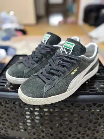 PUMA SUEDE 'BLACK' 28cm