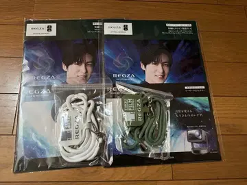 SnowMan 스노 메구로 렌 REGZA 종합 카탈로그&스트랩 2개 세트