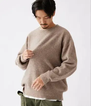 JOURNAL STANDARD 크루넥 니트 베이지