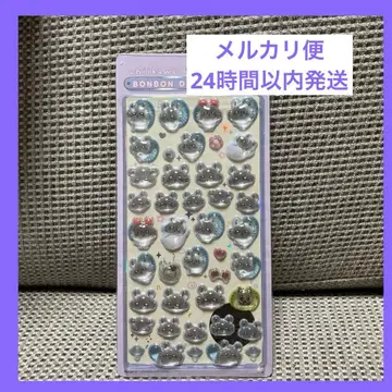 치이카와 (먼작귀) 모자 꽁지 드롭 씰 모몽가