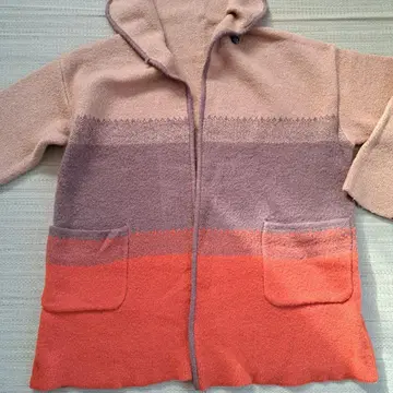 후드 부착 가디건 M 사이즈