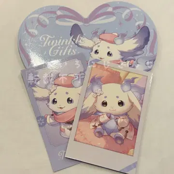 룬룬 니지산지 TwinkleGifts 윈터 데이트 폴라로이드풍 카드 특전