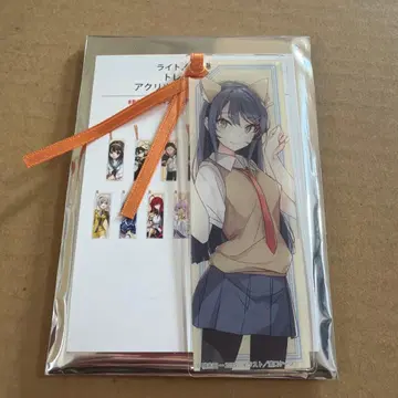 라이트 노벨전 2025 아크릴 책갈피 키링 청춘 돼지 시리즈