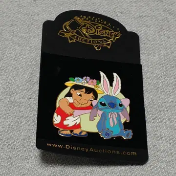 [레어] DisneyAuctions 스티치 부활절 디자인 핀 배지
