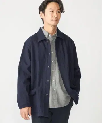 SHIPS 브러쉬드 셔츠 아우터 자켓