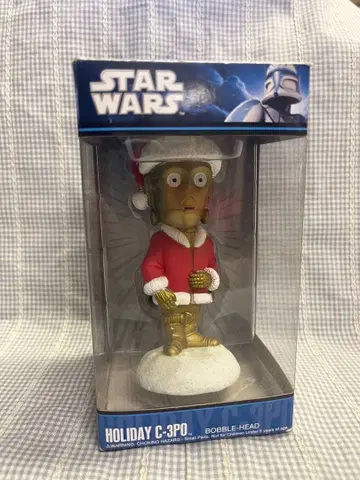 Funko 스타 워즈 산타클로스 C-3PO 보블헤드 크리스마스