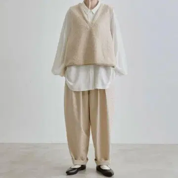 [새상품] mananasuerte 사이드 리본 보아 베스트