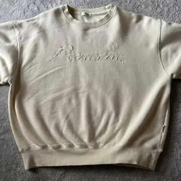 빈티지라이크 크루즈 속기모 자수 맨투맨