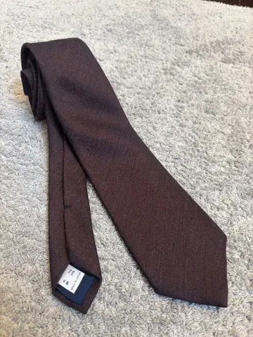 시착만 한 상품 페어팩스 울 타이 브라운 솔리드 브라운