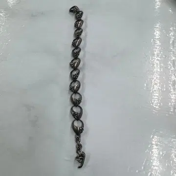 빈티지 실버 체인 팔찌