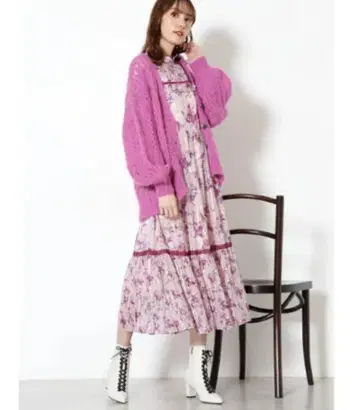 질스튜어트 켈리 믹스 플라워 원피스