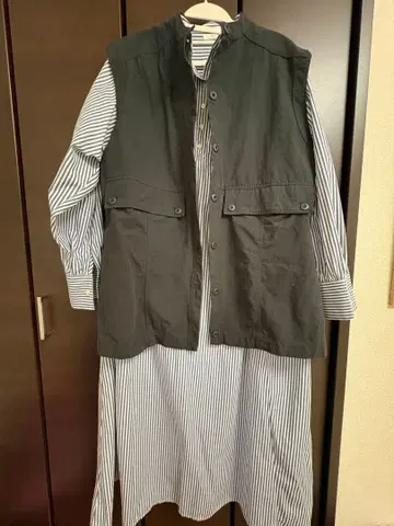 URBAN RESEARCH 스트라이프 셔츠 원피스 베스트 세트