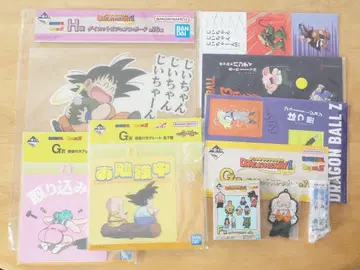 새상품 드래곤볼 제일복권 하위상 세트 다이컷 비주얼 보드