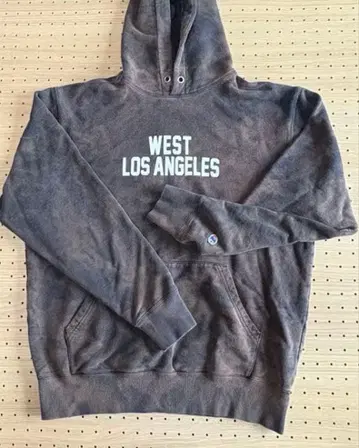 Champion WEST LOS ANGELES 후드티 블랙 XL