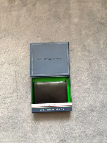 TOMMY HILFIGER 접이식 지갑 블랙