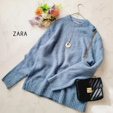 ZARA*색스*롱 니트 풀오버 L 사이즈