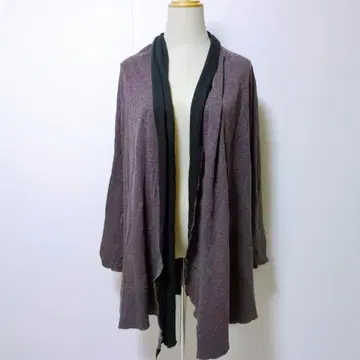 [캐시미어 혼방] 마제스틱 가디건 보라색 1 S~M 고급